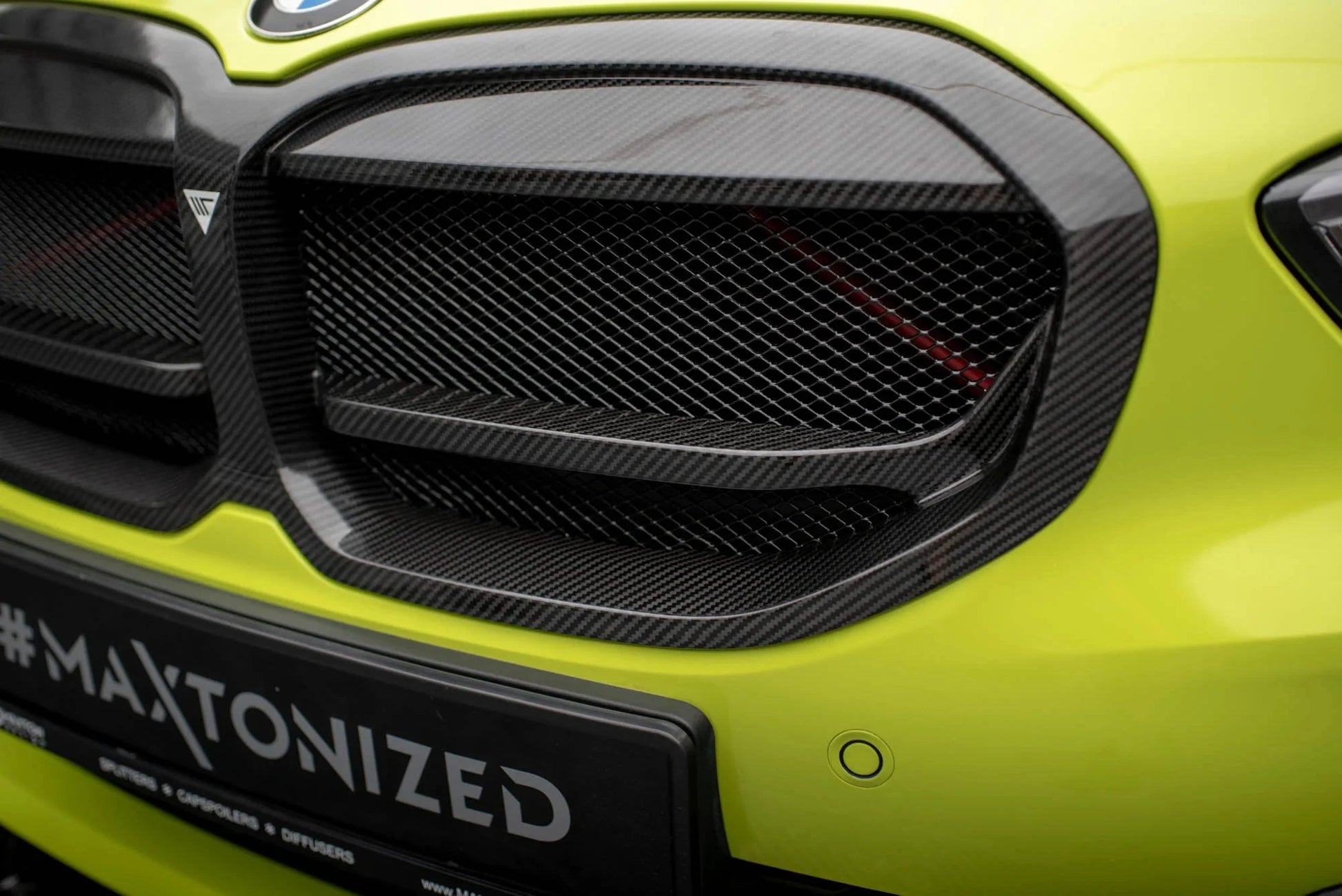 BMW 1er F40 M135i/128ti - Prepreg Carbon Fiber Front Grill Maxton Design 