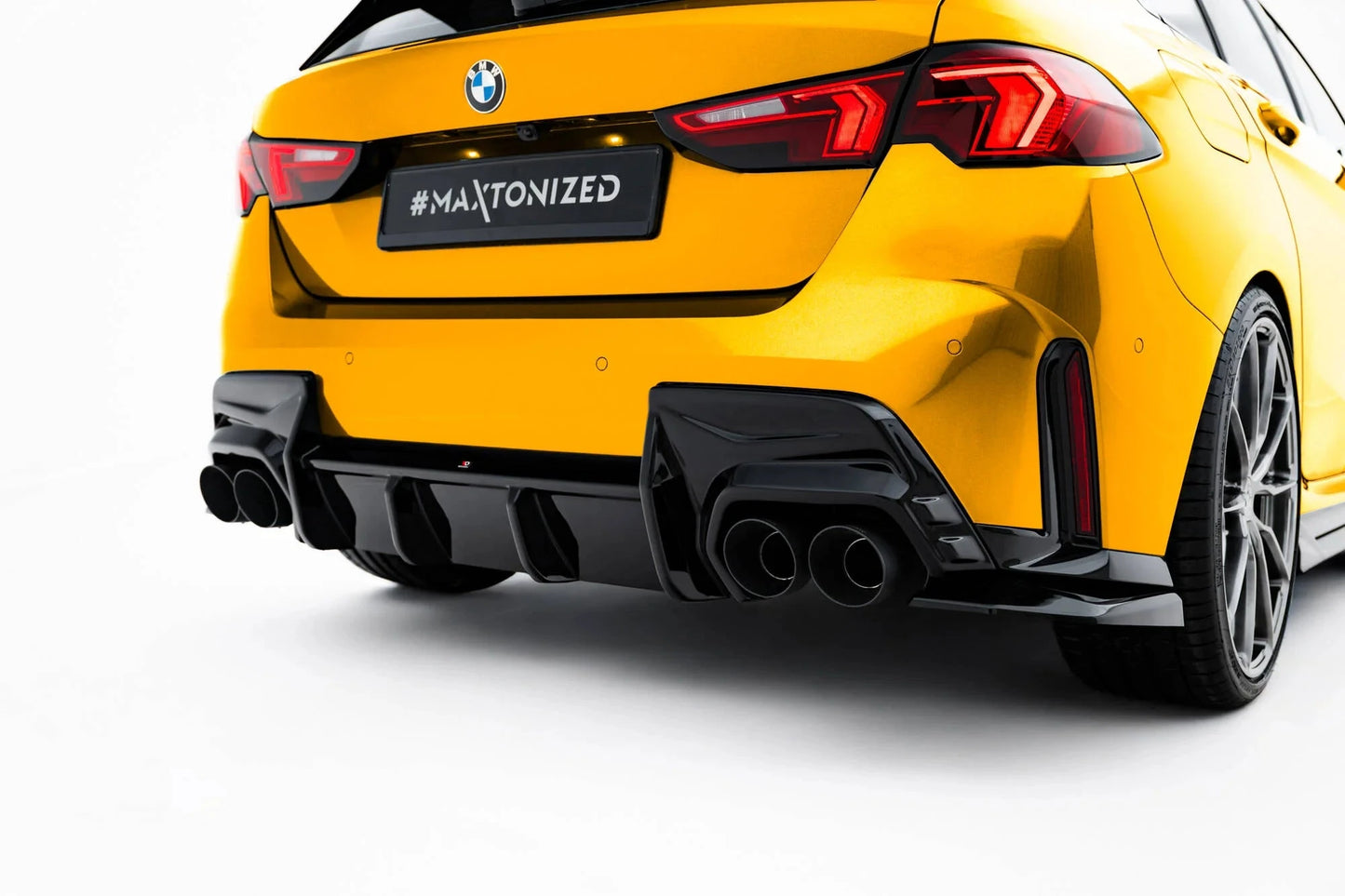BMW 1er F70 M-Paket - Heck Diffusor Maxton Design 