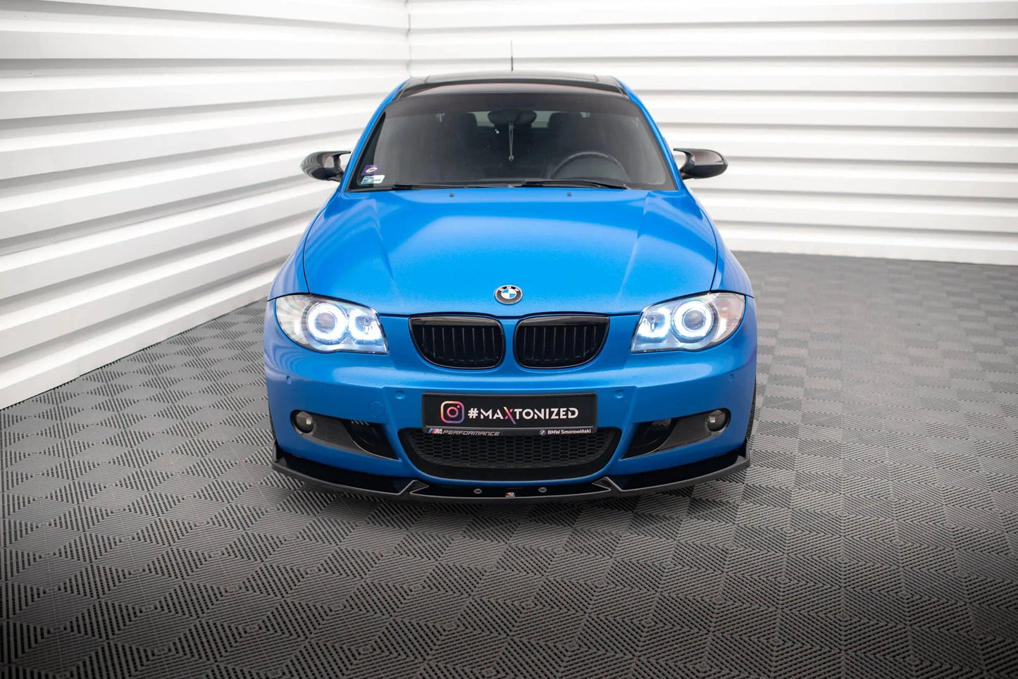 BMW 1er Facelift M-Paket - Frontspoiler - Frontlippe V.2 Maxton Design 