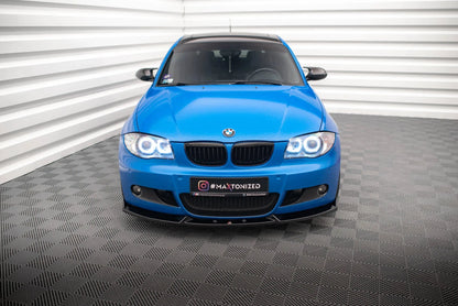 BMW 1er Facelift M-Paket - Frontspoiler - Frontlippe V.2 Maxton Design 