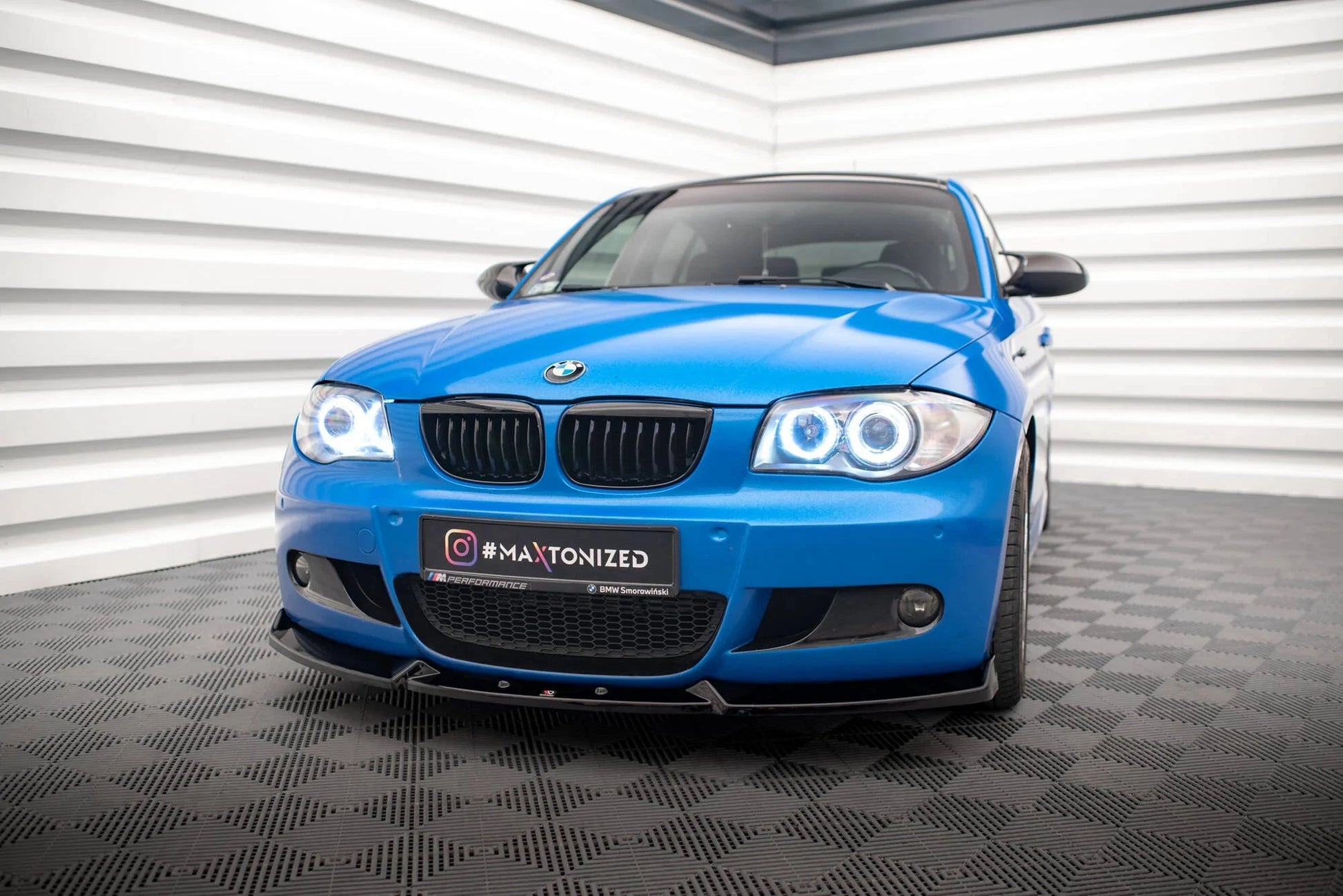 BMW 1er Facelift M-Paket - Frontspoiler - Frontlippe V.2 Maxton Design 