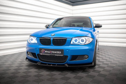 BMW 1er Facelift M-Paket - Frontspoiler - Frontlippe V.2 Maxton Design 