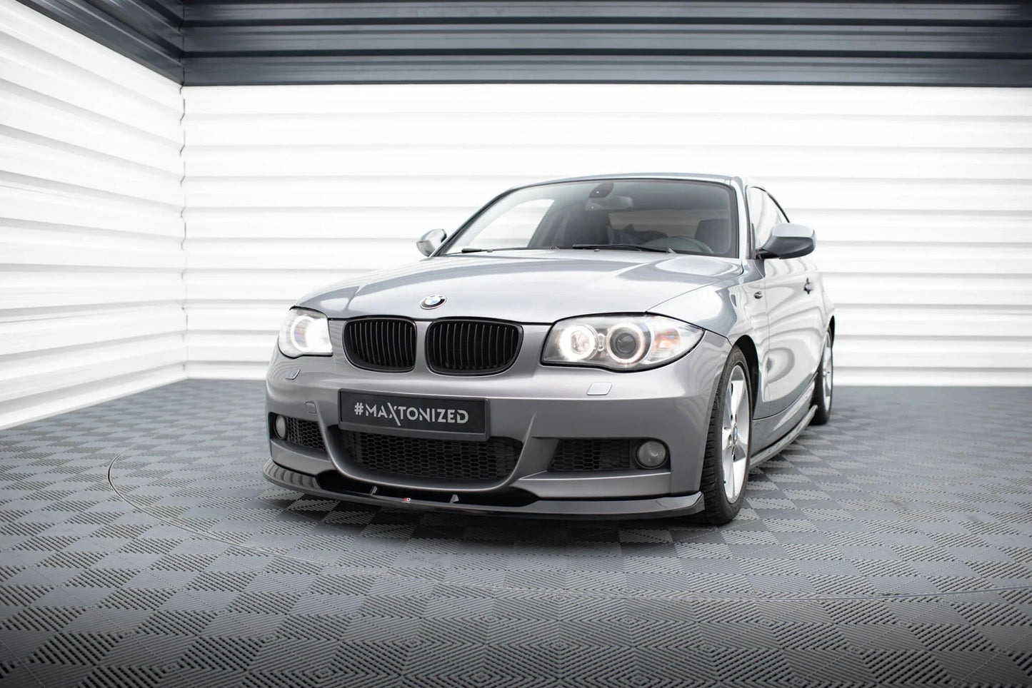 BMW 1er Facelift M-Paket - Frontspoiler - Frontlippe V.2 Maxton Design 