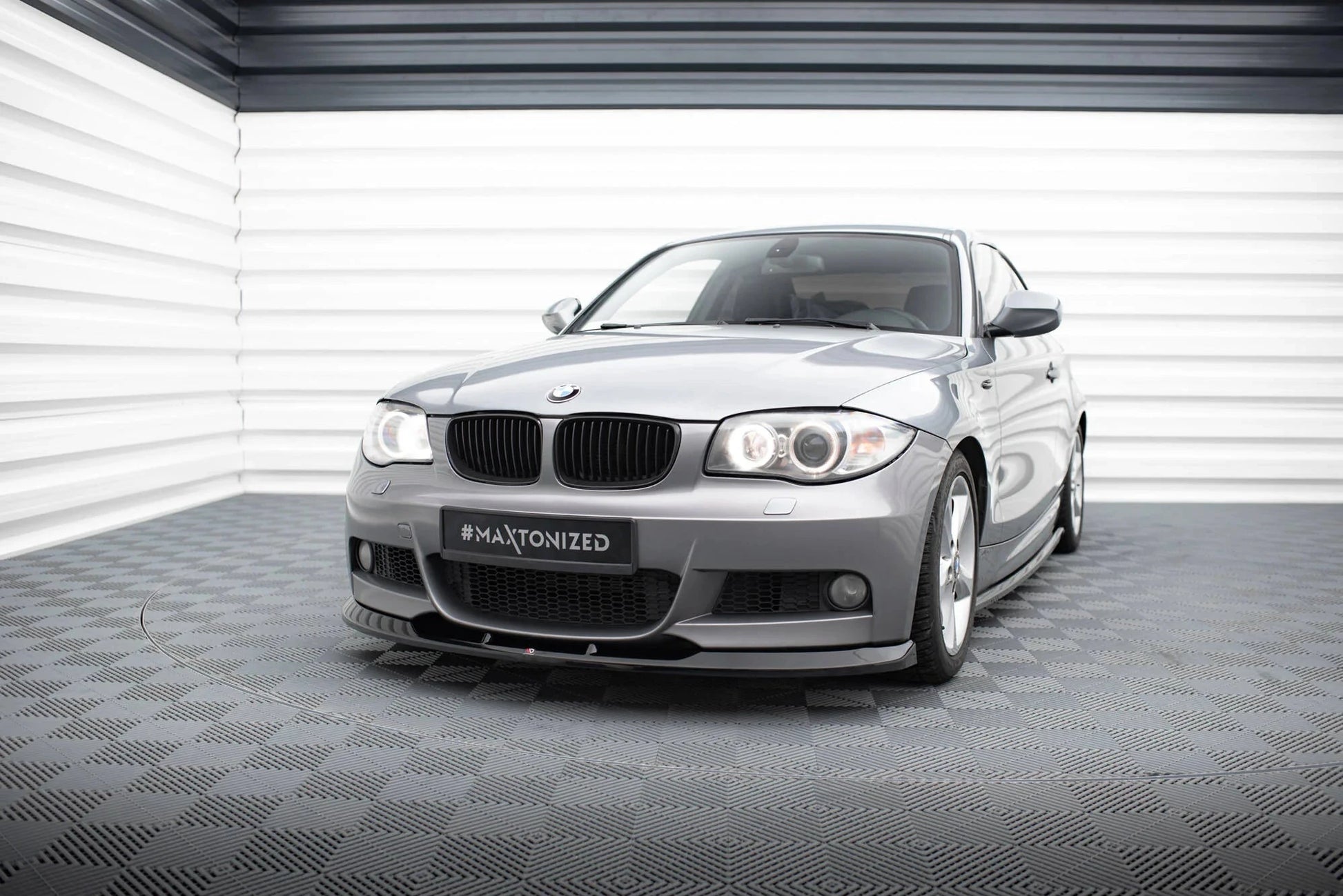 BMW 1er Facelift M-Paket - Frontspoiler - Frontlippe V.2 Maxton Design 