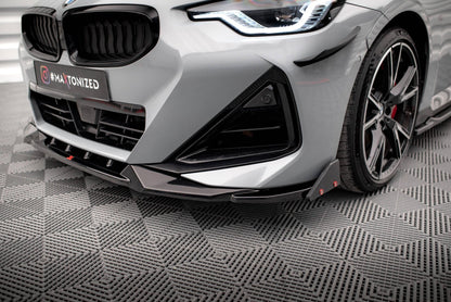BMW 2er G42 Coupe M-Paket - Frontspoiler - Frontlippe + Flaps V.2 Maxton Design 