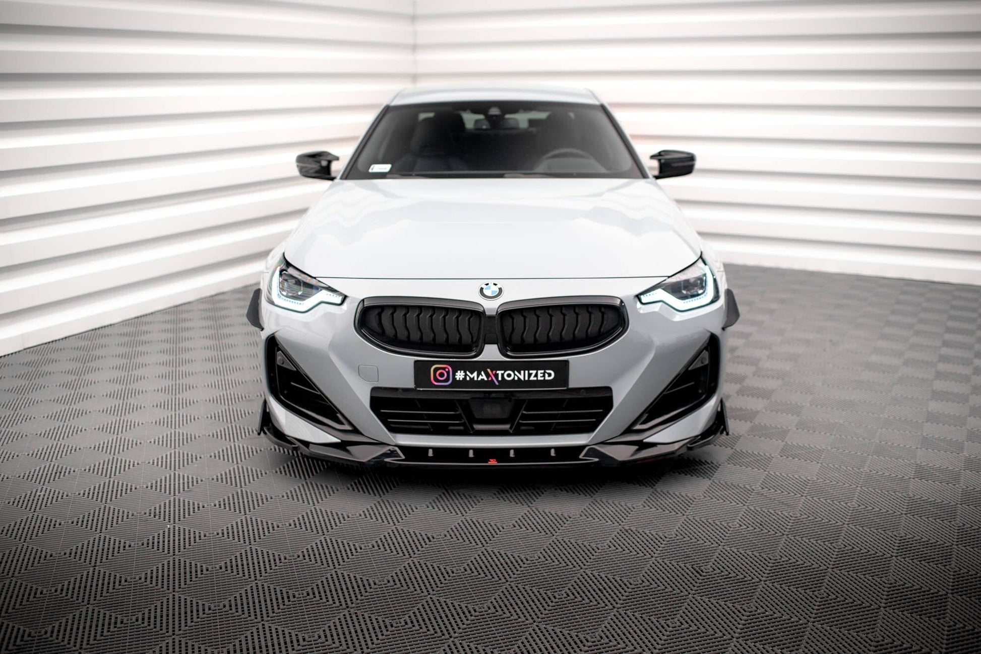 BMW 2er G42 Coupe M-Paket - Frontspoiler - Frontlippe + Flaps V.2 Maxton Design 
