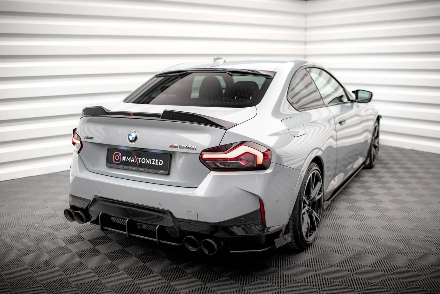 BMW 2er G42 Coupe M-Paket - Heckscheiben Spoiler Maxton Design 