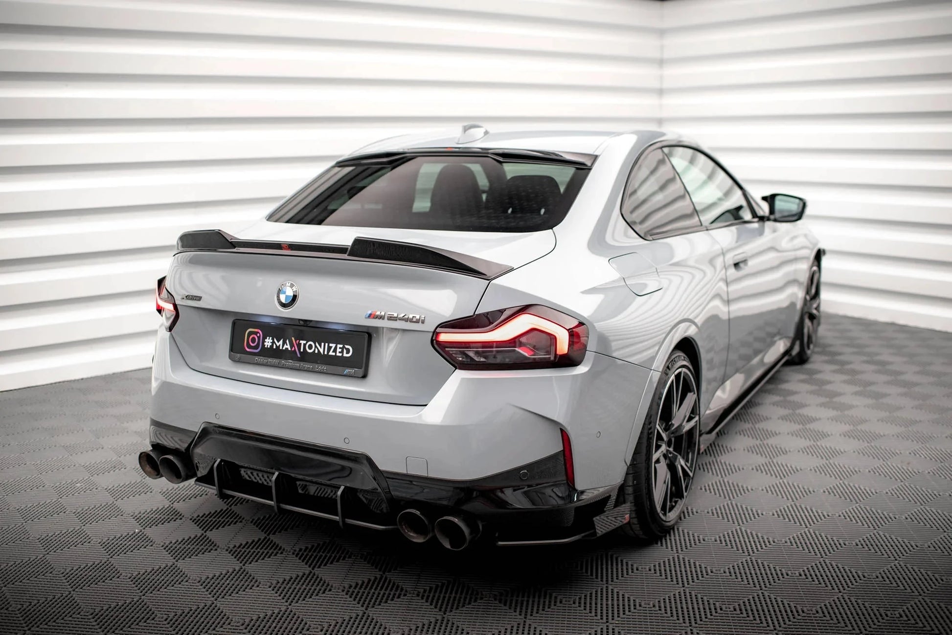 BMW 2er G42 Coupe M-Paket - Heckscheiben Spoiler Maxton Design 