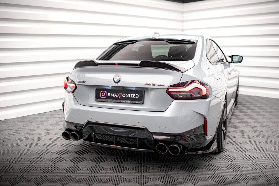 BMW 2er G42 Coupe M240i - Mittlerer Heck Ansatz Diffusor Maxton Design 