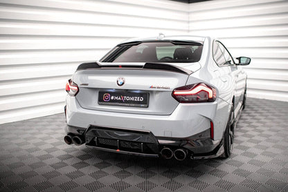 BMW 2er G42 Coupe M240i - Mittlerer Heck Ansatz Diffusor Maxton Design 
