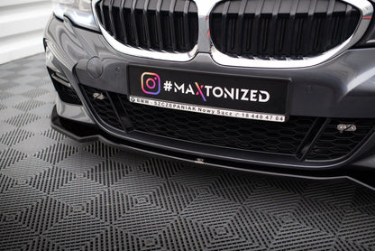 BMW 3er G20 M-Paket - Frontspoiler - Frontlippe V.2 (DTC) Maxton Design 