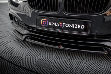 BMW 4er F32 Coupe - Frontspoiler - Frontlippe V.2 Maxton Design 