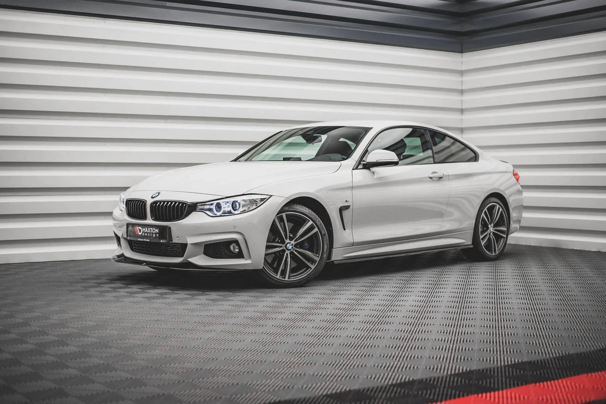BMW 4er F32 Coupe M-Paket - Frontspoiler - Frontlippe V.2 (DTC) Maxton Design 