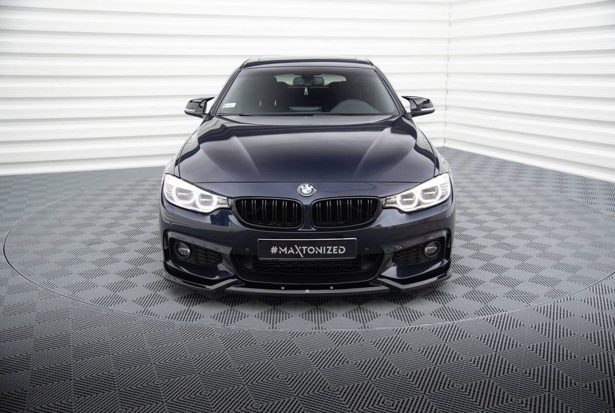 BMW 4er F32 Coupe M-Paket - Frontspoiler - Frontlippe V.5 (DTC) Maxton Design 