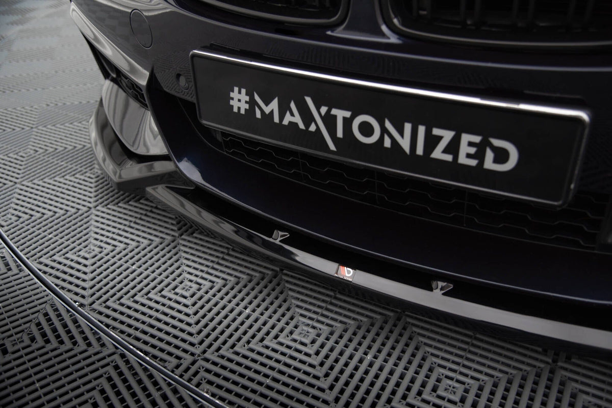 BMW 4er F32 Coupe M-Paket - Frontspoiler - Frontlippe V.5 (DTC) Maxton Design 