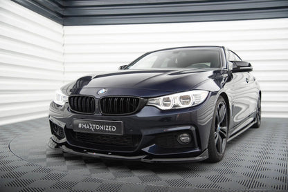 BMW 4er F32 Coupe M-Paket - Frontspoiler - Frontlippe V.6 Maxton Design 