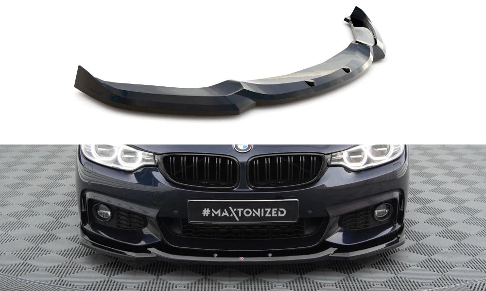 BMW 4er F32 Coupe M-Paket - Frontspoiler - Frontlippe V.6 Maxton Design 