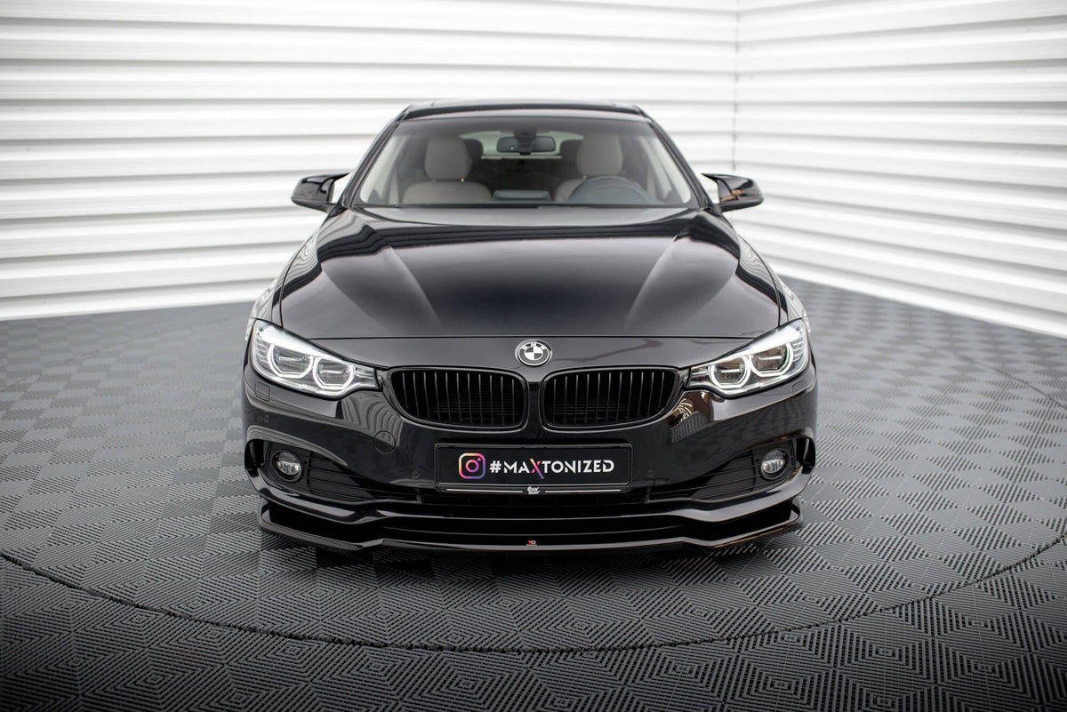 BMW 4er F33 Cabrio - Frontspoiler - Frontlippe V.1 Maxton Design 