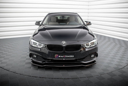 BMW 4er F33 Cabrio - Frontspoiler - Frontlippe V.1 Maxton Design 