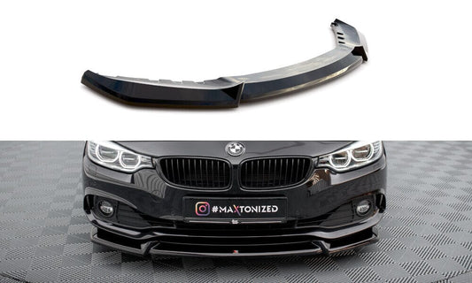 BMW 4er F33 Cabrio - Frontspoiler - Frontlippe V.2 Maxton Design 