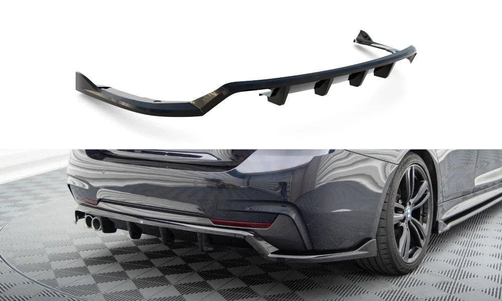 BMW 4er F33 Cabrio - Heck Ansatz Maxton Design 