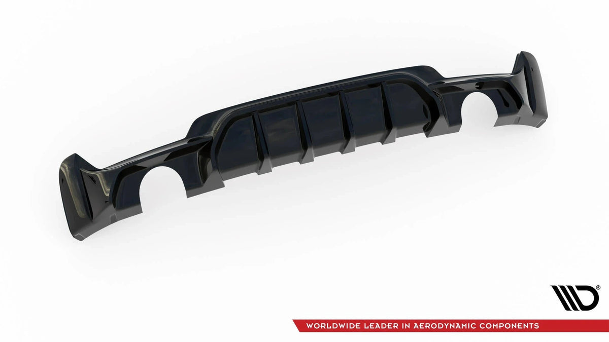 BMW 4er F33 Cabrio - Heck Diffusor O-O Maxton Design 