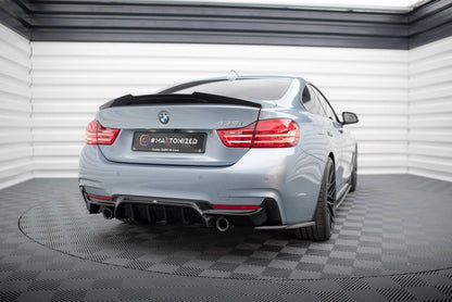 BMW 4er F33 Cabrio - Heck Diffusor O-O Maxton Design 
