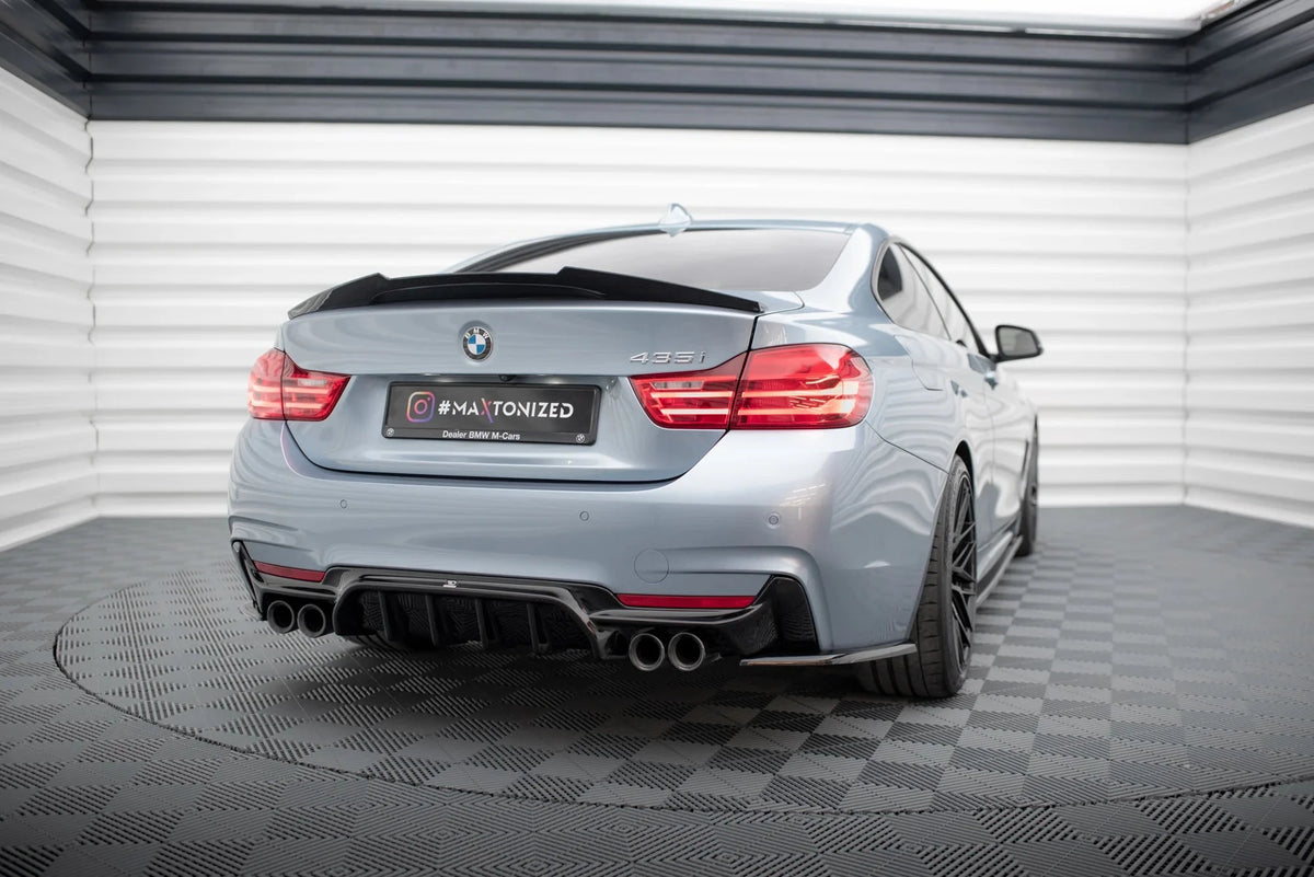 BMW 4er F33 Cabrio - Heck Diffusor OO-OO Maxton Design 