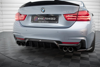 BMW 4er F33 Cabrio - Heck Diffusor OO-OO Maxton Design 