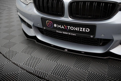 BMW 4er F33 Cabrio M-Paket - Frontspoiler - Frontlippe V.1 (DTC) Maxton Design 