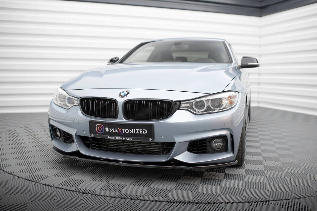BMW 4er F33 Cabrio M-Paket - Frontspoiler - Frontlippe V.1 (DTC) Maxton Design 