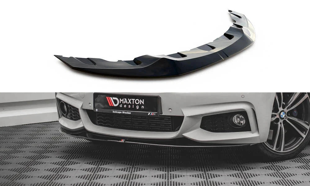 BMW 4er F33 Cabrio M-Paket - Frontspoiler - Frontlippe V.2 (DTC) Maxton Design 