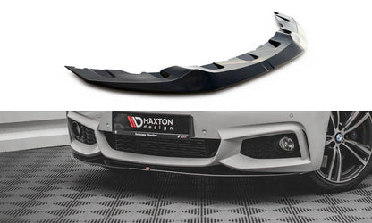 BMW 4er F33 Cabrio M-Paket - Frontspoiler - Frontlippe V.2 (DTC) Maxton Design 