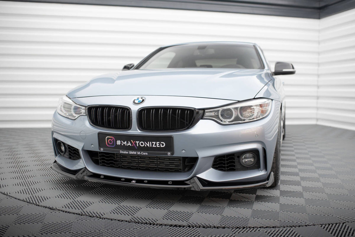 BMW 4er F33 Cabrio M-Paket - Frontspoiler - Frontlippe V.4 Maxton Design 