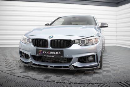 BMW 4er F33 Cabrio M-Paket - Frontspoiler - Frontlippe V.4 Maxton Design 