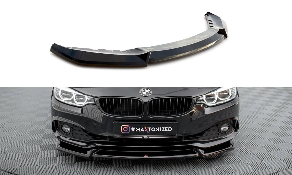 BMW 4er F36 Gran Coupe - Frontspoiler - Frontlippe V.1 Maxton Design 