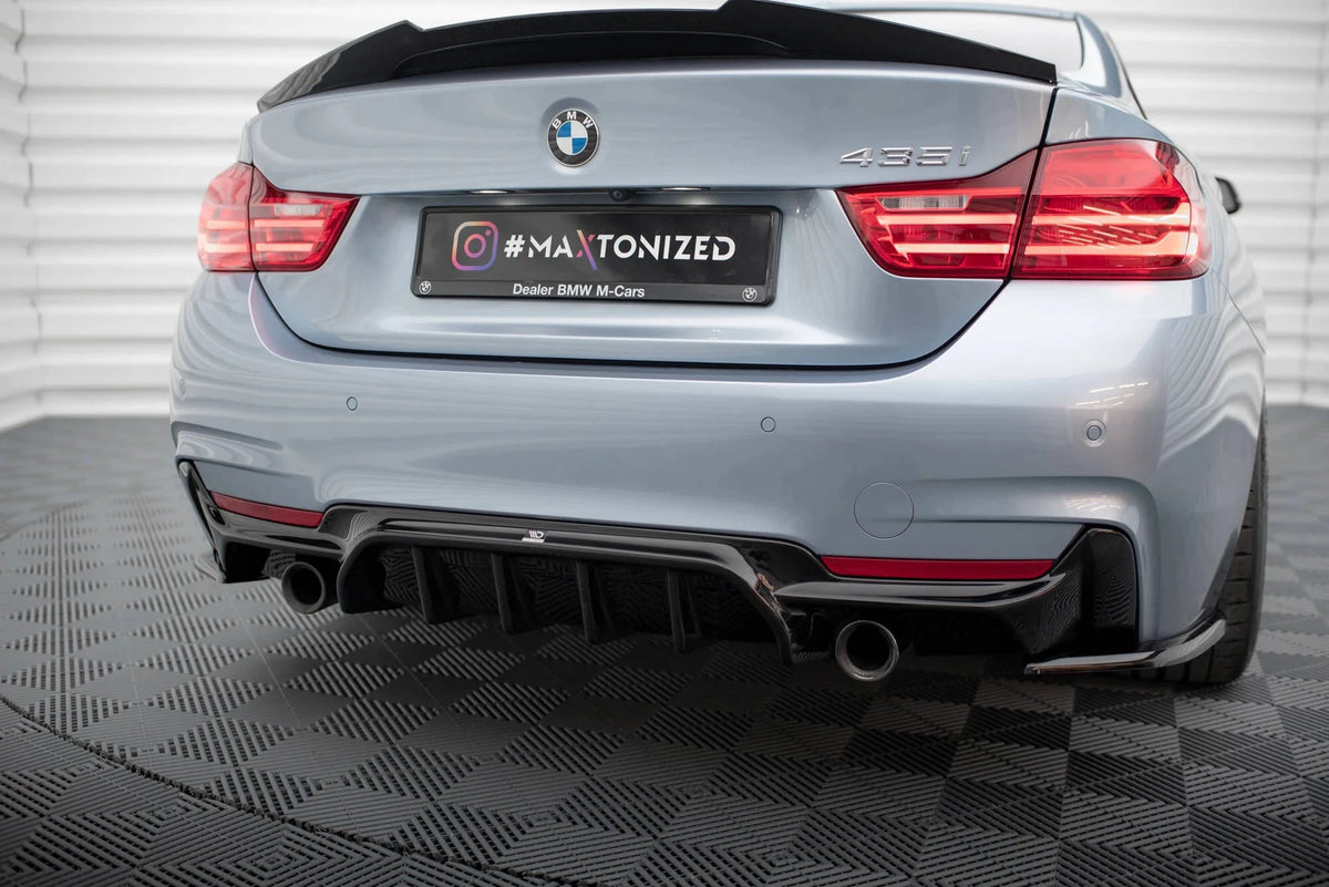 BMW 4er F36 Gran Coupe - Heck Diffusor O-O Maxton Design 