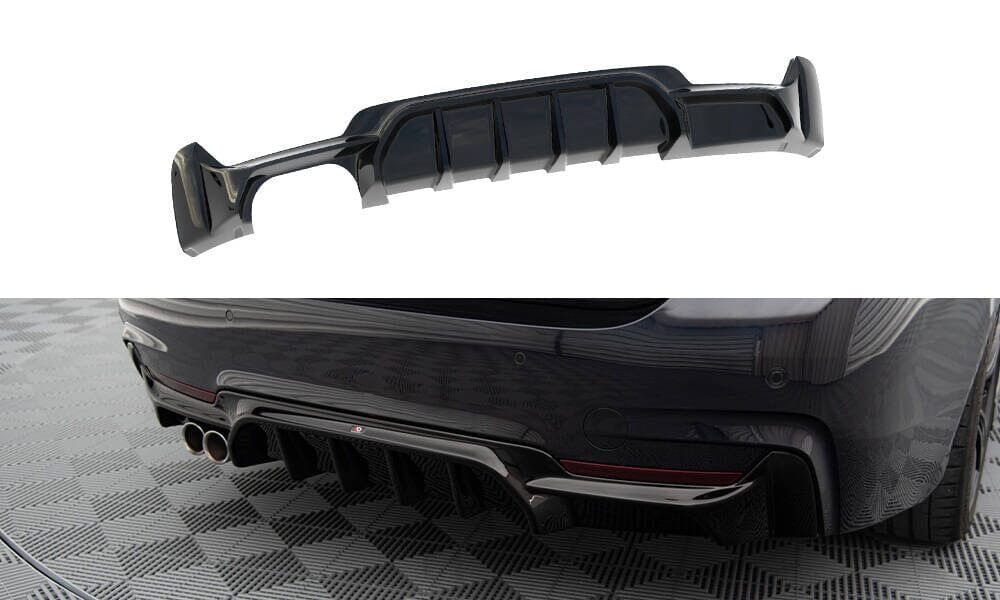 BMW 4er F36 Gran Coupe - Heck Diffusor OO- Maxton Design 
