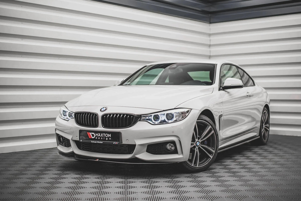 BMW 4er F36 Gran Coupe M-Paket - Frontspoiler - Frontlippe V.2 (DTC) Maxton Design 