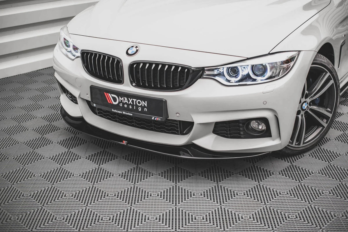 BMW 4er F36 Gran Coupe M-Paket - Frontspoiler - Frontlippe V.2 (DTC) Maxton Design 
