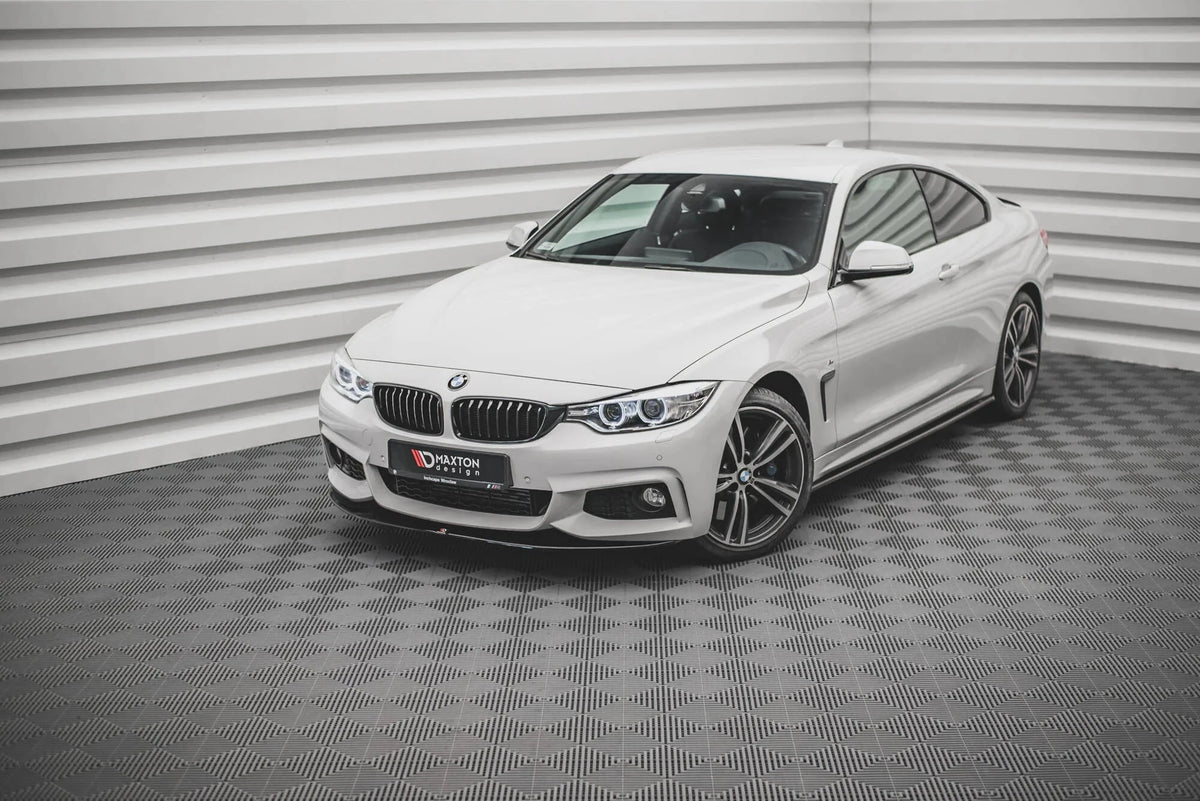 BMW 4er F36 Gran Coupe M-Paket - Frontspoiler - Frontlippe V.2 (DTC) Maxton Design 