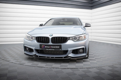 BMW 4er F36 Gran Coupe M-Paket - Frontspoiler - Frontlippe V.3 (DTC) Maxton Design 
