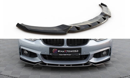 BMW 4er F36 Gran Coupe M-Paket - Frontspoiler - Frontlippe V.3 (DTC) Maxton Design 