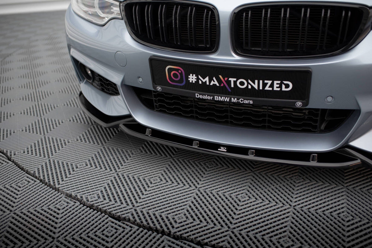 BMW 4er F36 Gran Coupe M-Paket - Frontspoiler - Frontlippe V.3 (DTC) Maxton Design 