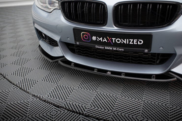 BMW 4er F36 Gran Coupe M-Paket - Frontspoiler - Frontlippe V.3 (DTC) Maxton Design 