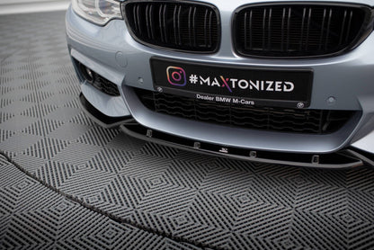 BMW 4er F36 Gran Coupe M-Paket - Frontspoiler - Frontlippe V.3 (DTC) Maxton Design 