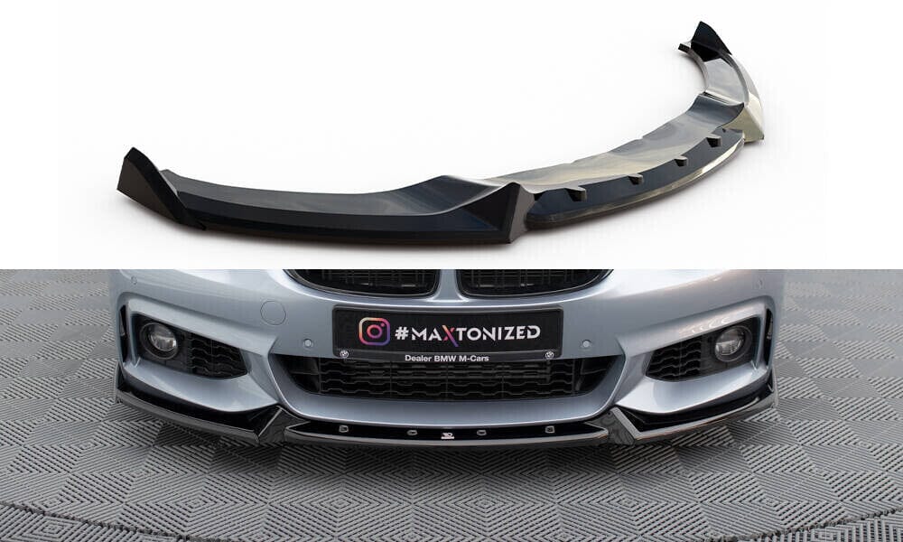 BMW 4er F36 Gran Coupe M-Paket - Frontspoiler - Frontlippe V.4 Maxton Design 