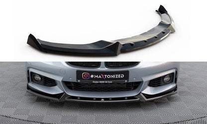 BMW 4er F36 Gran Coupe M-Paket - Frontspoiler - Frontlippe V.4 Maxton Design 