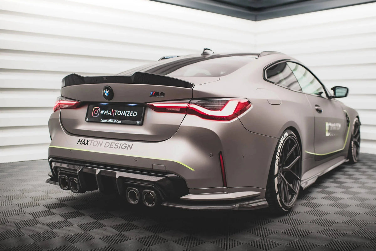 BMW 4er G22 M-Paket - Prepreg Carbon Fiber Heck Spoiler Maxton Design 