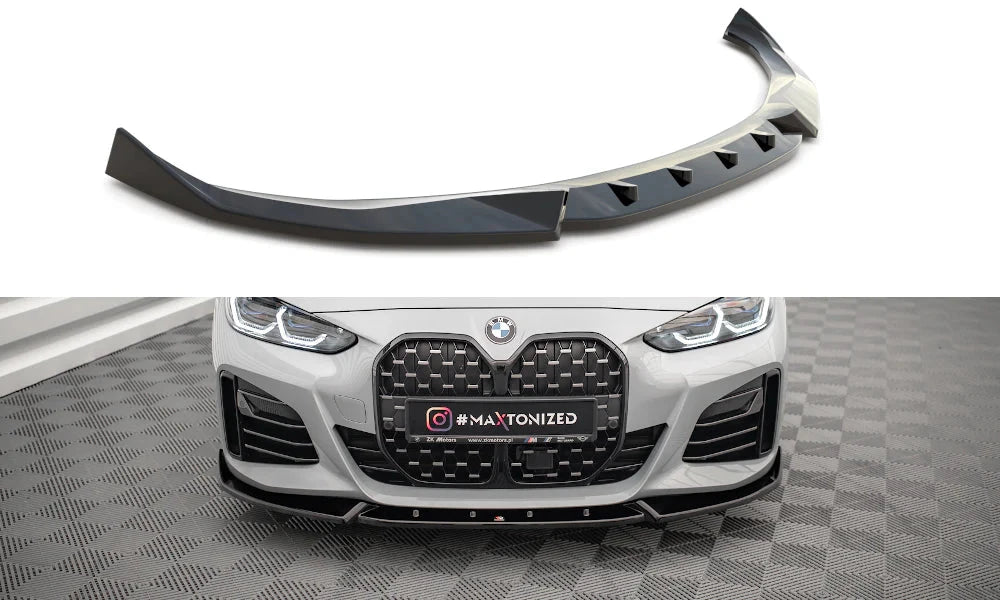 BMW 4er G26 Gran Coupe M-Paket - Frontspoiler - Frontlippe V.2 (DTC) Maxton Design 